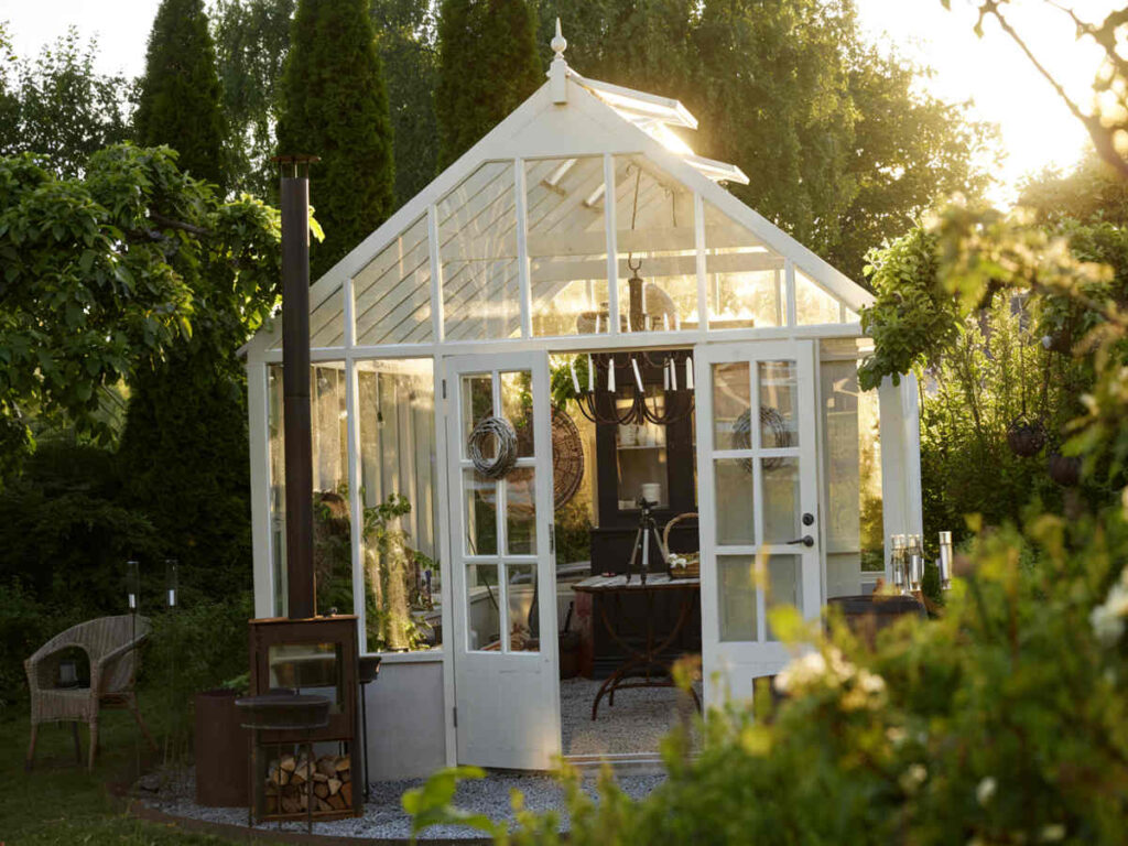 Glass Greenhouse Ysgh 200 | Elegant French Design Garden Room